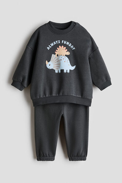 2-piece printed sweatshirt set