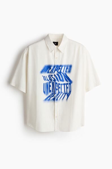 Loose Fit Printed Cotton shirt