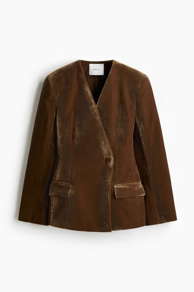 Velvet blazer