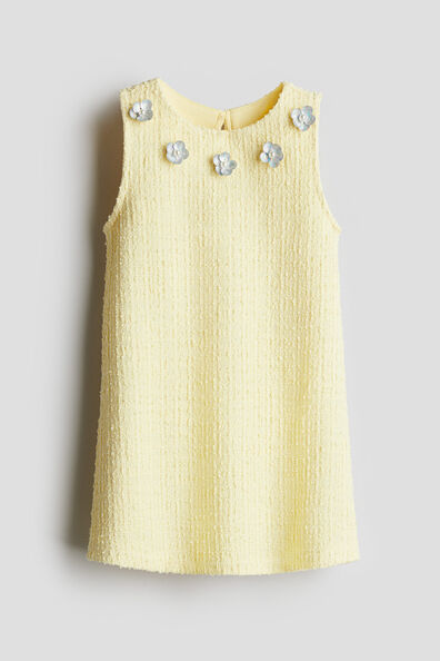 Bouclé-weave dress
