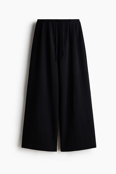 Pleated drawstring trousers