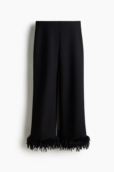 Fringed trousers