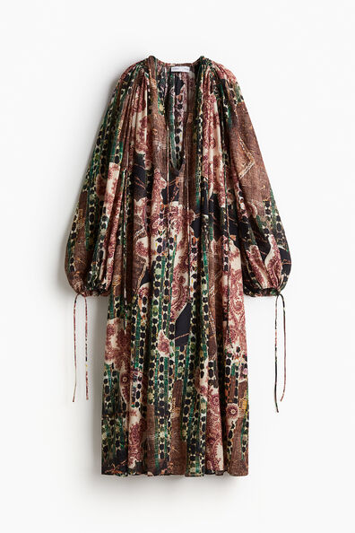 Chiffon kaftan dress