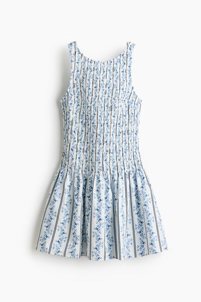 Smocked cotton dress
