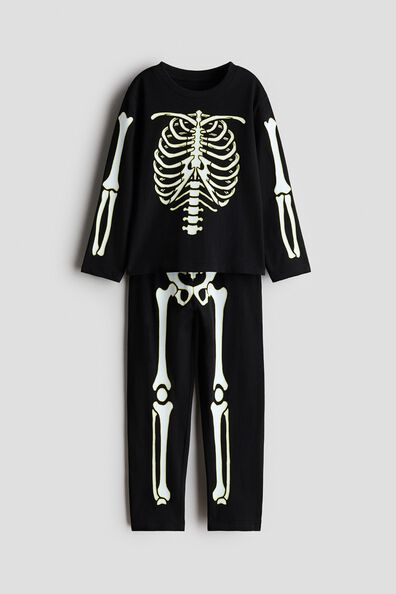 Printed cotton pyjamas
