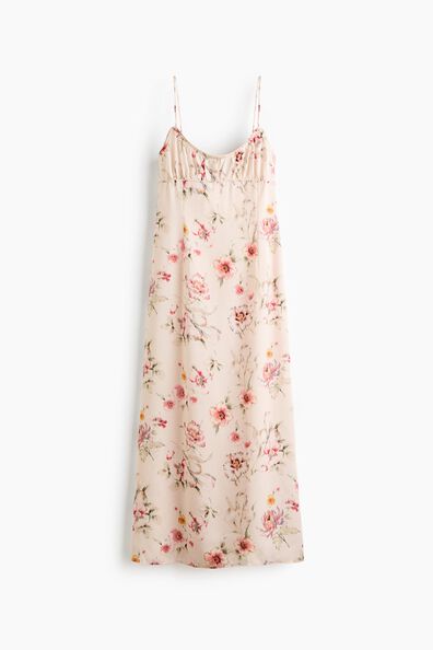 Printed strappy dress