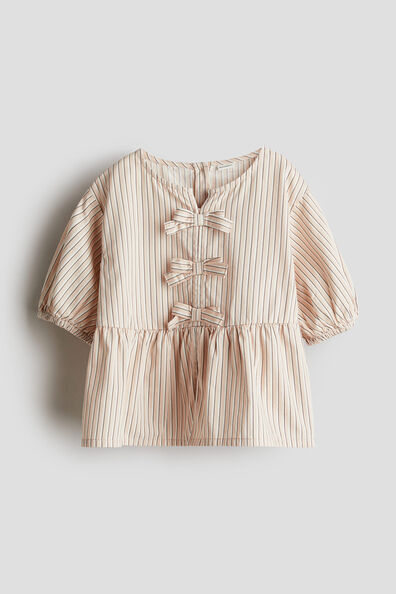 Cotton poplin blouse