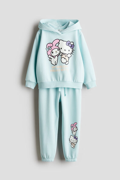2-piece printed sweatshirt set