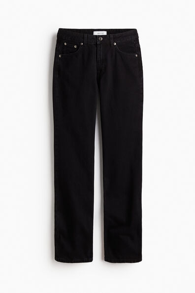 Straight-leg jeans