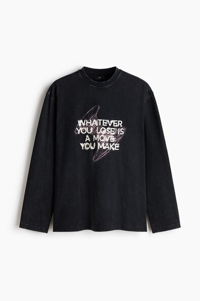 Loose Fit Long-sleeved T-shirt