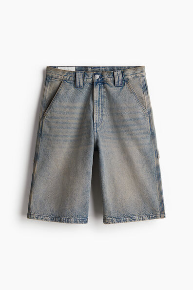 Baggy Denim carpenter shorts