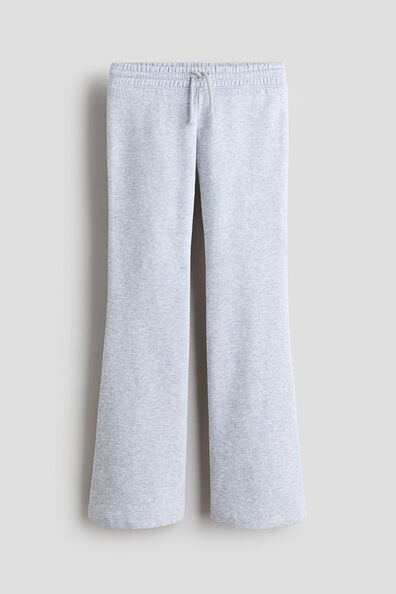 Flared brushed-inside joggers