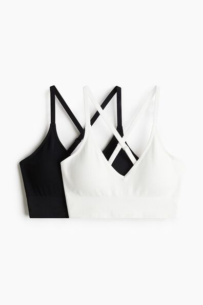 2-pack Medium Support Sports bras with DryMove™