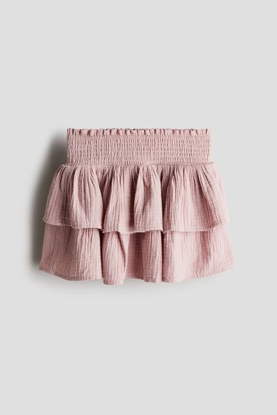 Tiered muslin skirt