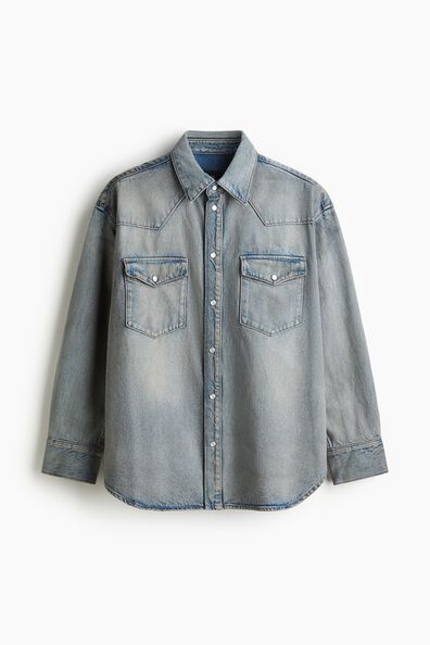 Oversized Fit Denim shirt
