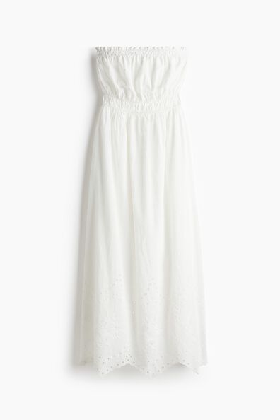 Cotton bandeau dress