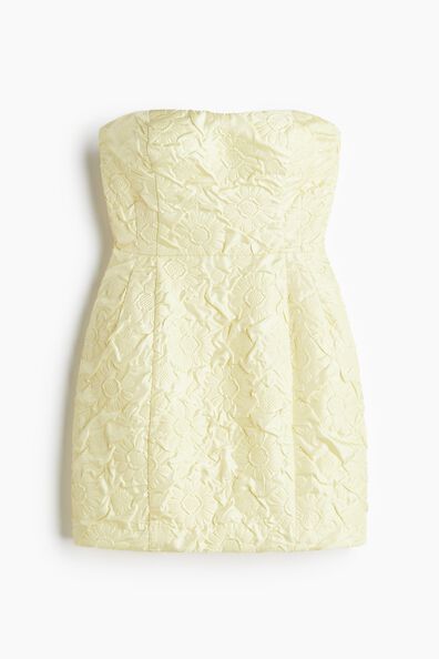 Embossed mini dress
