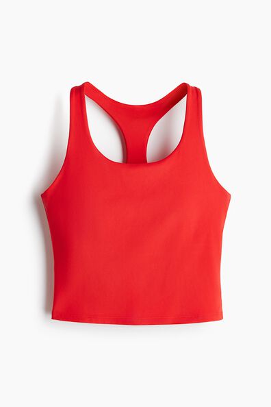 Integral-bra sports top with DryMove™