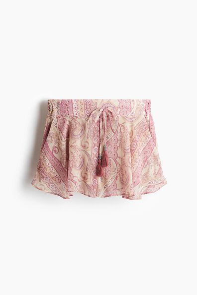Airy drawstring shorts