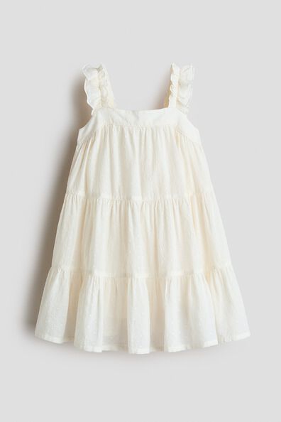 Tiered cotton dress