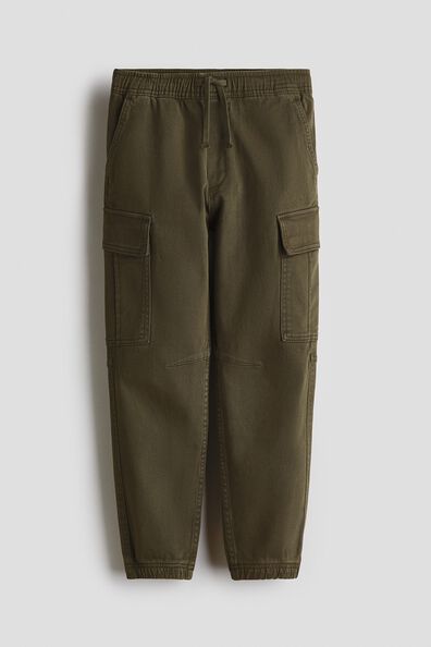 Cotton cargo joggers