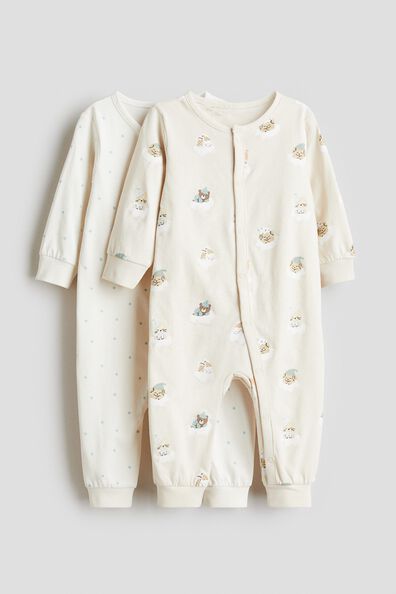 2-pack patterned cotton pyjamas