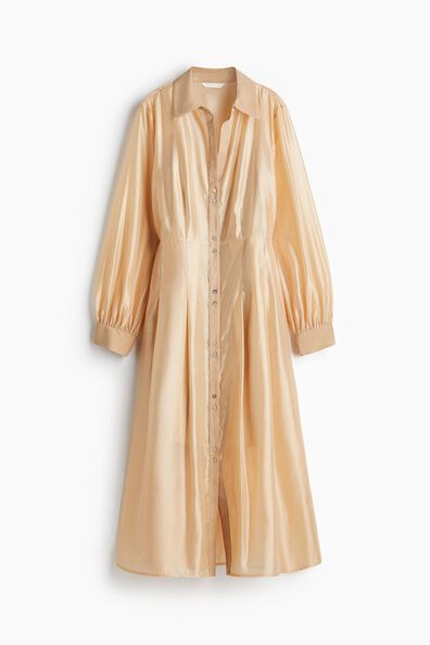 Waisted shirt dress