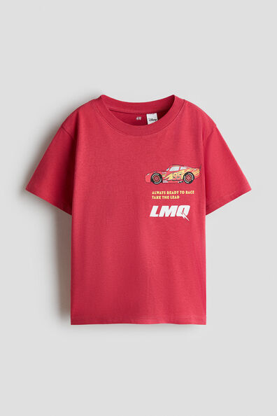 Printed cotton T-shirt