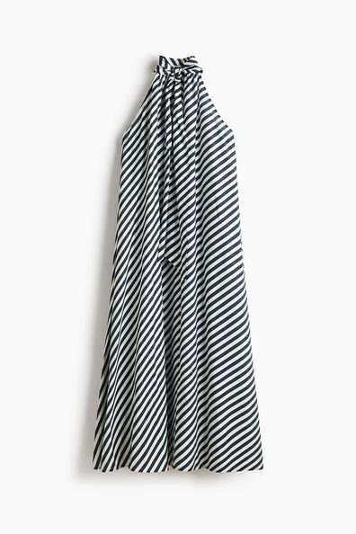 Tie-detail A-line dress