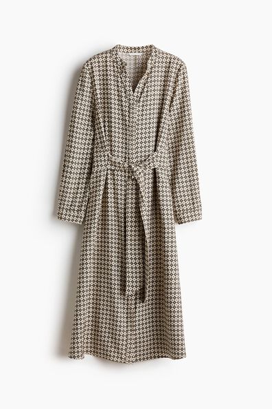 Tie-belt dress