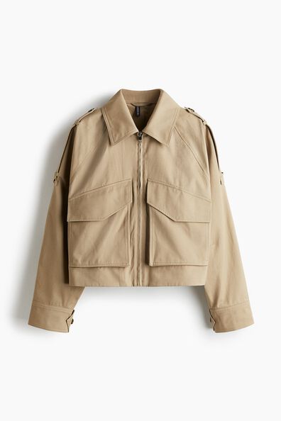 Cotton cargo jacket