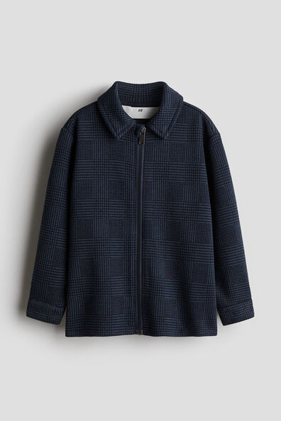 Jacquard-jersey overshirt