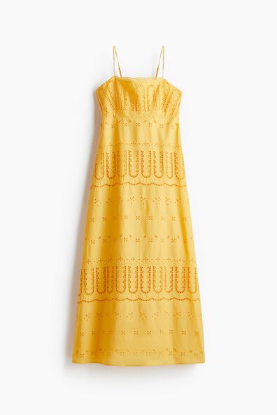 Broderie anglaise strappy dress