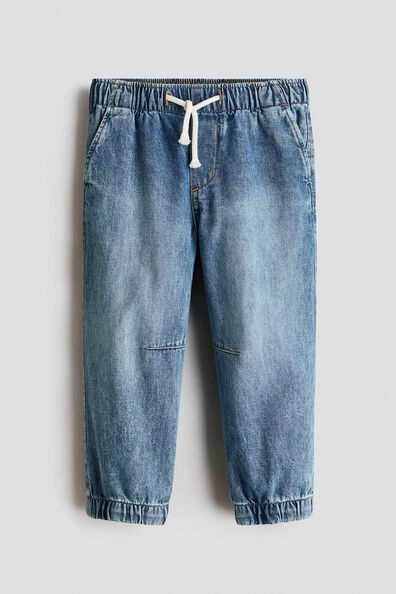 Denim joggers