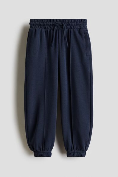 Crease-leg joggers