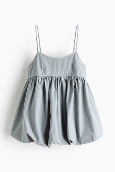 Bubble-hem strappy top