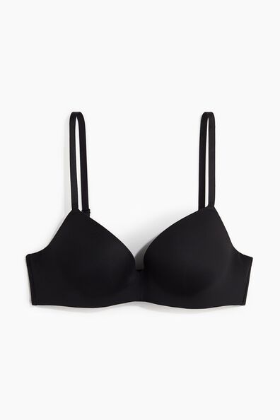 Microfibre push-up bra