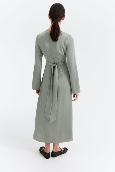 MAMA Satin nursing dress