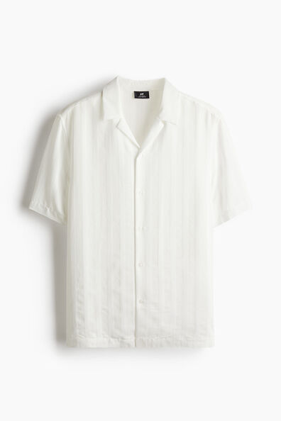 Regular Fit Textured-weave resort shirt