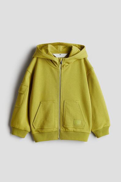 Zip-through hoodie