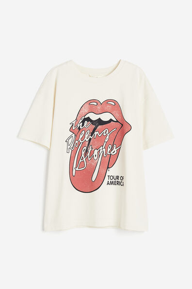 Oversized printed T-shirt