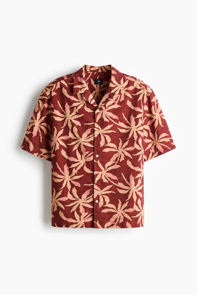 Relaxed Fit Cotton resort shirt
