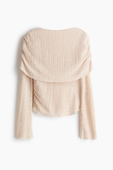 Layered jersey top