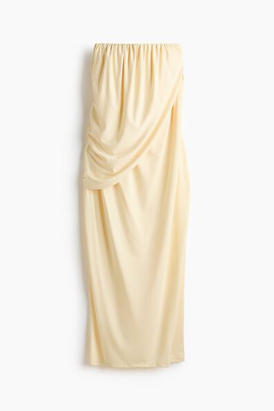 Draped bandeau dress