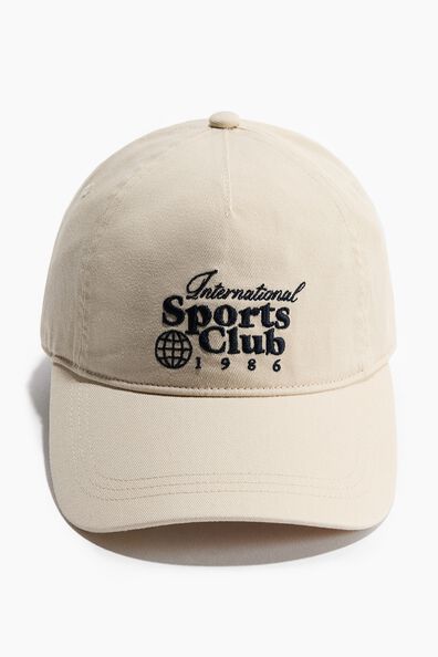 Cotton twill cap