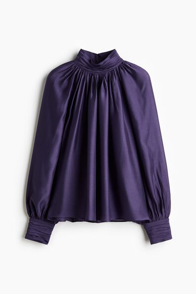 Draped blouse