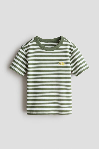 Embroidery-detail T-shirt