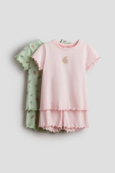 2-pack cotton pyjamas