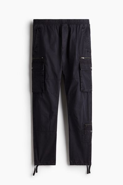 Regular Fit twill cargo trousers