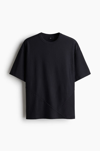 Loose Fit Ribbed T-shirt